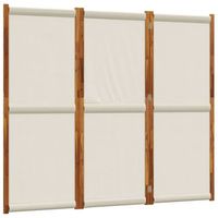 biombo divisor de 3 paneles gris claro 210x180 cm vidaxl