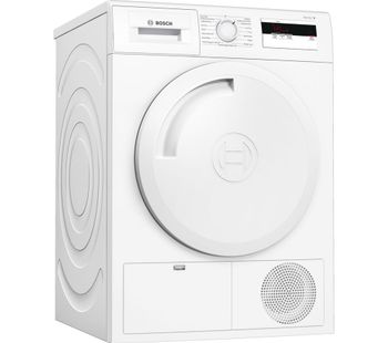 Serie 4 WTH84000GB 8 kg Heat Pump Tumble Dryer - White, White