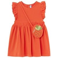mayoral vestidos 1919 vestido con bolsito naranja para nina