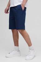 pantalon corto holgado elastico tecnico con cintura elastica navy