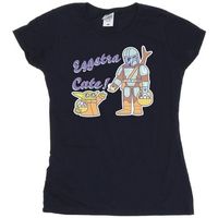 disney camiseta manga larga the mandalorian eggstra cute para mujer