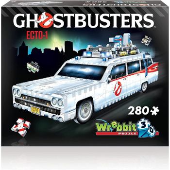 Puzle Coche Ecto-1 3d Cazafantasmas Ghostbusters