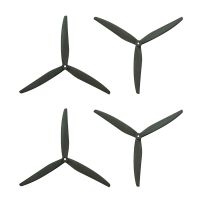 2 pares de helices gemfan 1270 cinelifter de 12 pulgadas y 3 palas de fibra de vidrio para drones de carreras fpv rc