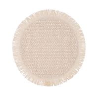 set 6 manteles individuales 38cm fibra papel natural okapi vinthera