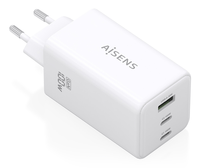 cargador gan aisens 100w 2xusb-c pd30 qc40 qc50 1xusb-a qc30
