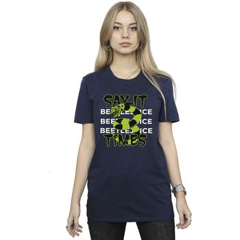 Beetlejuice Camiseta Say It 3 Times para mujer