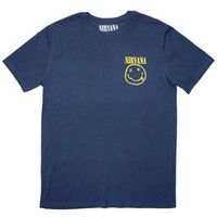nirvana tops y camisetas mini happy face para mujer