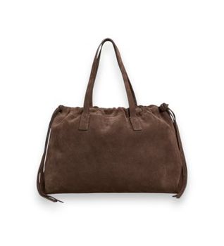 Semicouture para mujer. Y6WX03 Bolso de Piel Azura marrón (OSFA), Casual