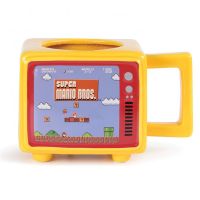 pyramid retro tv taza termica super mario bros