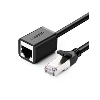 Cable Extensor Ethernet RJ45 Cat 6 FTP Ugreen 5M 1000Mbps con Conectores Reforzados Negro
