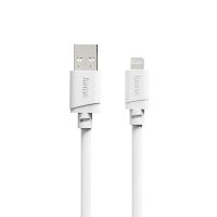 cable hama lightning a usb-a 1 m blanco