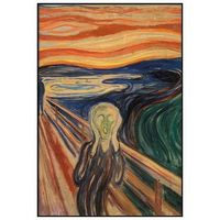 panorama cuadro metacrilato enmarcado edvard munch 70x100 cm