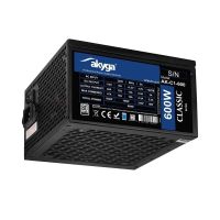 fuente de alimentacion akyga ak-c1-600 600w 80 plus atx con ventilador activo