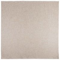 alfombras de area cuadrado faro crema 200 x 200 cm poliester vidaxl
