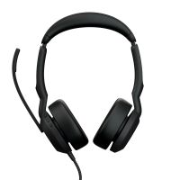 jabra evolve 2 50 auriculares usb-c estereo para oficinacentro de llamadas negros