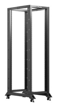 Rack independiente Lanberg OR01-6042-B 42U 600kg Ruedas Rieles 2118mm Negro