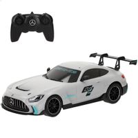 rastar coche teledirigido mercedes amg gt2 a escala 124 replica oficial mando rc 24 ghz diseno de coleccion acabados fieles puertas abatibles ideal para coleccionistas fans del automovilismo
