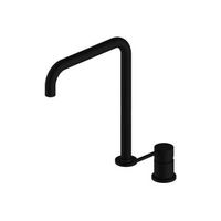 grifo lavabo alto encastrado monomando giratorio orune negro mate