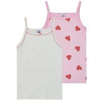 petit bateau camiseta tirantes 2 chemises bretelles para nina