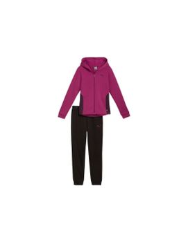 Chándal Puma Hooded Fl Cl Niña Rosa