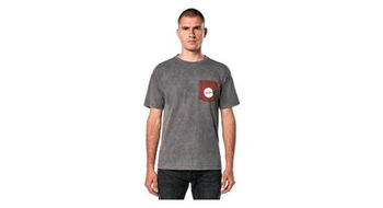 Camiseta gris de manga corta alpinestars merit