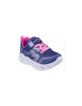 Zapatillas Skechers Heart Lights - Retro Niña Azul Marino
