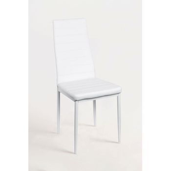 Pack 4 Sillas Lauter Polipiel De Polipiel 96*40*40.50 Cm - Blanco
