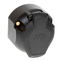 13 pin12v european trailer board socket