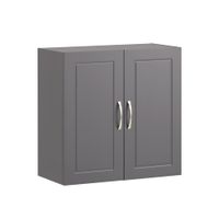 armario de pared  con 2 puertas madera gris