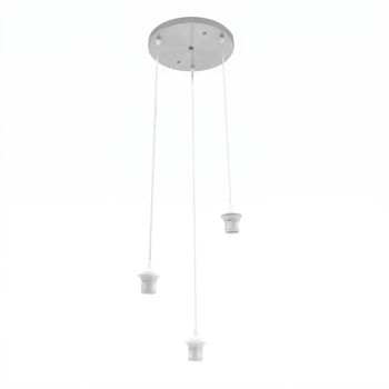 Armazon plafon nia 3xe27 niquel regx30x30cm