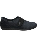 zapatillas de casa cerradas cosdam 13713 negras 45