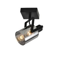 edwards - foco de techo de metal color negro 10 cm e14