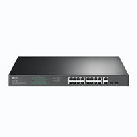 switch semigestionable tp-link sg1218mp 16p giga poepoe 2p giga no poe alimentacion poe 192w rack
