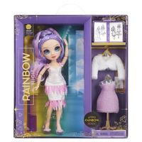 rainbow high fantastic fashion doll morado muneca 4 anos