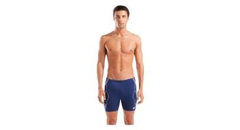 Mid jammer arena graphic azul blanco hombre