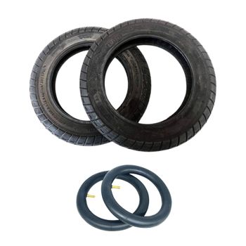 ✅Kit Completo Ruedas 10 Pulgadas Marca Wanda con Cámaras de Aire y Accesorios Patinete Eléctrico Xiaomi M365 / Pro 2 / Essential / 1S / Mi Scooter 3 / Smartgyro 8 / Neumáticos / Cubiertas