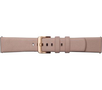 SAMSUNG Urban Dress Classic Leather 20 mm Galaxy Watch Band - Rose Pink, Medium, Pink