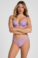 hunkemoller tanga de estilo boxer florence morado