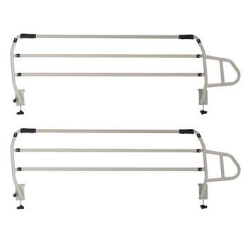 Juego Barandillas Abatibles De Seguridad Para Tubo 50x20 Mm Doblalit