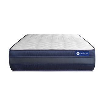 Colchón Actimemo Tech 75x190cm, Grosor: 24cm, Espuma Viscoelástica, Muy Firme, 5 Zonas De Confort