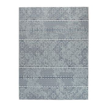 Alfombras de interior y exterior Ostenza azul 80x150 cm