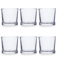 juego de 6 vasos chupito vidrio 5 cl