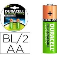 Pila Duracell Recargable Staycharged Aa 2100 Mah Blister De 2 Unidades