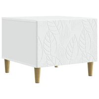 mesa de centro blanco 50 x 49 x 40 cm madera de ingenieria vidaxl