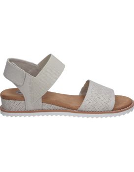 Sandalias Con Cuña Para Mujer Skechers Bobs Desert 31440-ofw Color Taupe 39