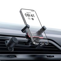 soporte para telefono de coche horizontal baseus bs-cm040 soporte de telefono movil de metal con gravedad del coche vent