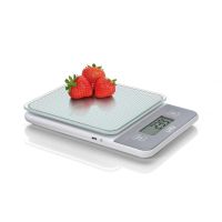 bascula de cocina laica ks1320 5kg 1g recargable vidrio templado lcd usb plata