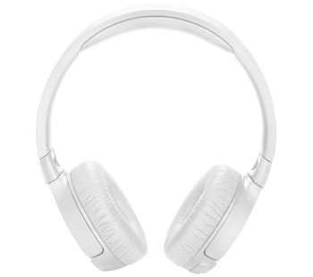 JBL TUNE 600BTNC Wireless Bluetooth Noise-Cancelling Headphones - White, White