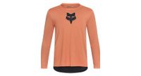 maillot fox ranger head infantil manga larga coral