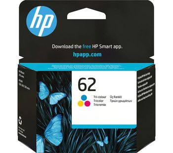 HP 62 Tri-colour Ink Cartridge